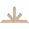 Ekena Millwork Saratoga Smooth Timber Gable Bracket, Douglas Fir, 36"W x 21"H x 3 1/2"D x 3 1/2"F, 14/12 Pitch GBW036X21X0404SAR00SDF - alternate 1